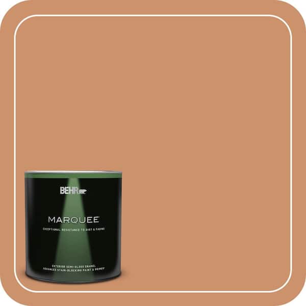 BEHR MARQUEE 1 qt. #MQ4-37 Ferrous Semi-Gloss Enamel Exterior Paint & Primer