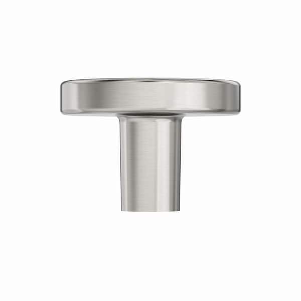 10-Pack Sutton 1-3/8 in. (35mm) Modern Satin Nickel Round Cabinet Knobs