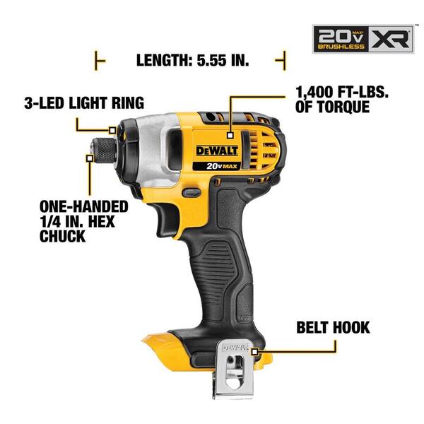 DEWALT - 20V MAX Lithium-Ion Cordless 7 Tool Combo Kit with TOUGHSYSTEM Case and 20V MAX XR Cordless Brushless Reciprocating Saw