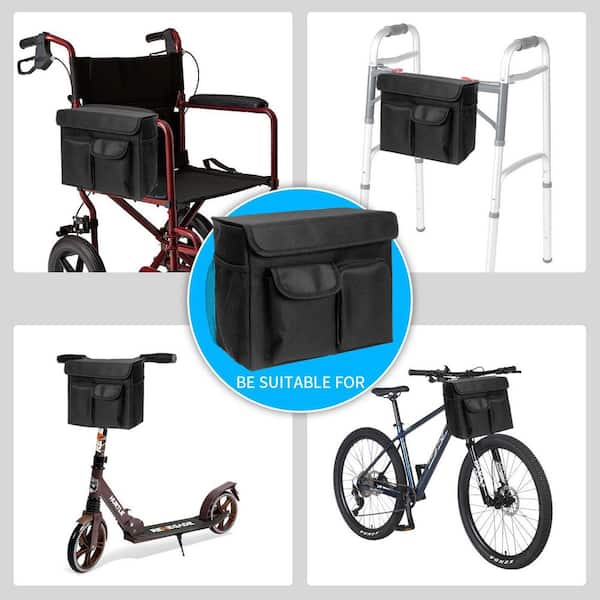 Numhew Black Electric Scooter Basket Wheelchair Convenient