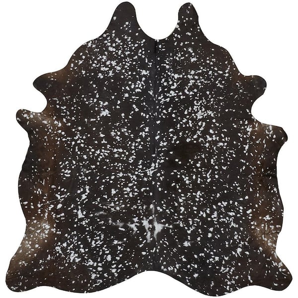 8 ft. x 10 ft. Brown, Silver Animal Print Area Rug