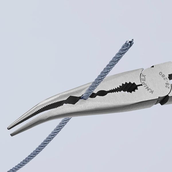 Amarine-made Long Needle Nose Pliers Set 11-Inch Plier 5pcs Nipper Bent Nose,Duckbill Pliers