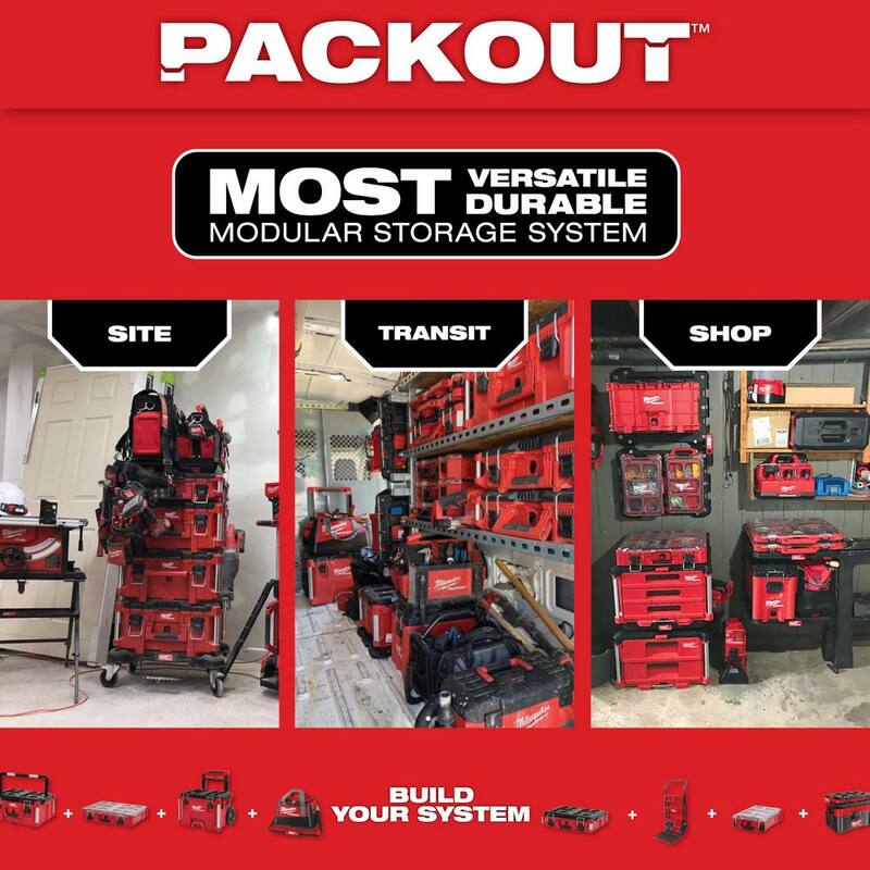 PACKOUT 22 in. Large Portable Tool Box Fits Modular Storage System