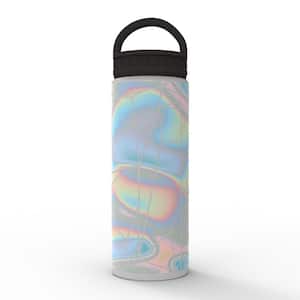20 oz. IridescentFog Gray Insulated Stainless Steel Water Bottle with D-Ring Lid