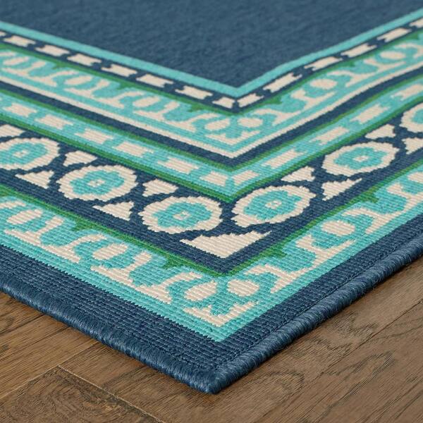 Home Decorators Collection Tonga Navy 9 ft. x 13 ft. Indoor
