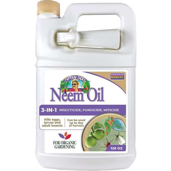 Bonide Captain Jack's Neem Oil, 128 oz Ready-to-Use, Multi-Purpose Fungicide, Insecticide and Miticide