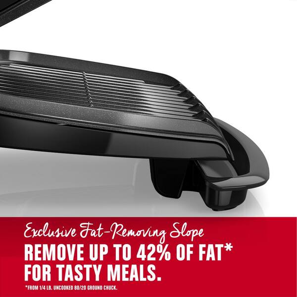 George Foreman 5-Serving Classic Plate Grill - Red