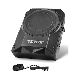 10 in. 400W Underseat Car Subwoofer, Slim Powered Car Subwoofers Under the Seat Low Profile Audio Sub Built-in Amplifier