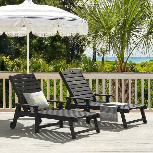 LUE BONA Helen Black Recycled Plastic Plywood Outdoor LUE BONA Helen Black Recycled Plastic Plywood Outdoor
