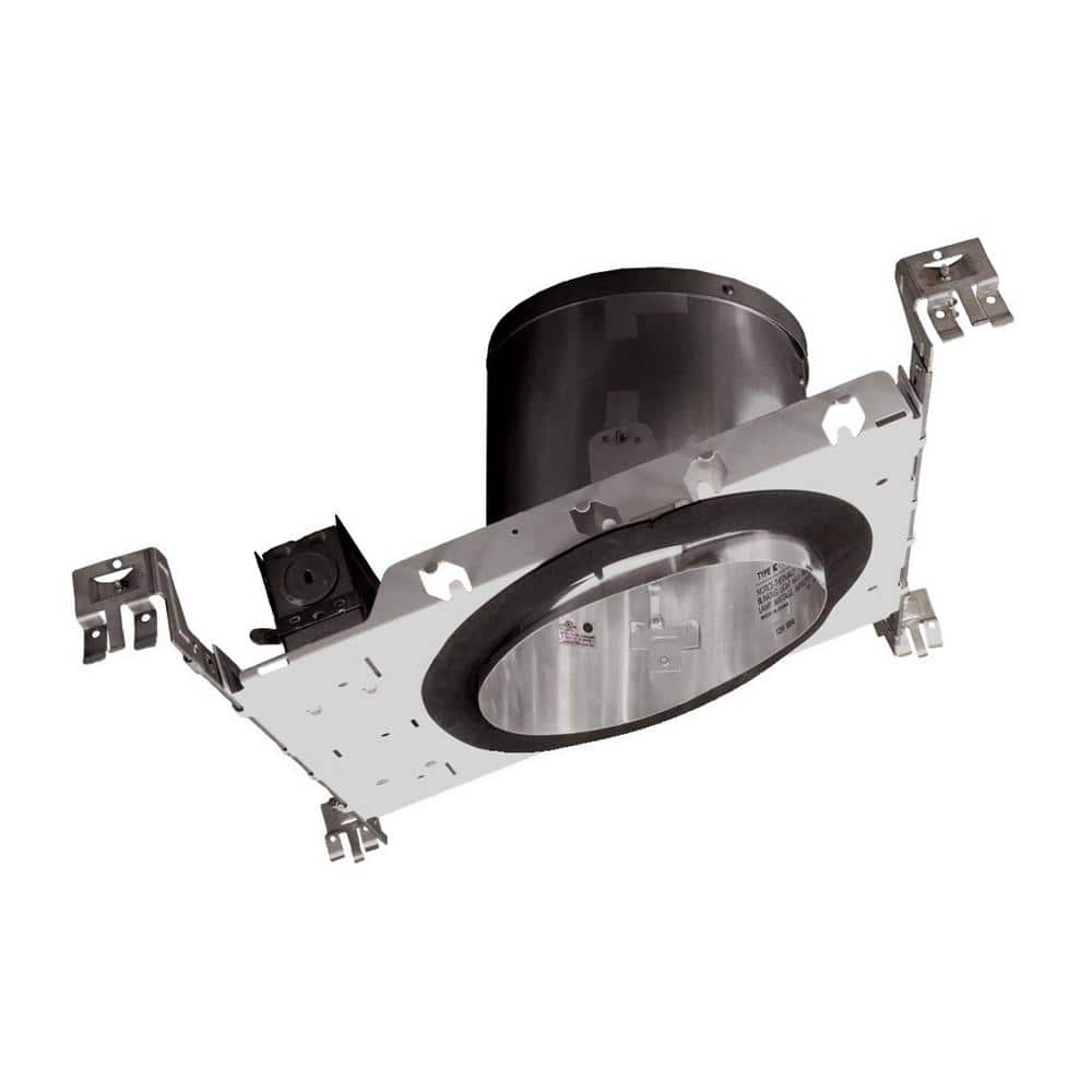 6'' Grey IC Rated Recessed Lighting Housing for Sloped Ceilings