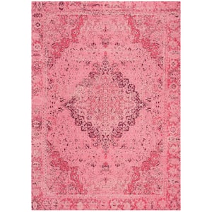 Classic Vintage Fuchsia 6 ft. x 9 ft. Floral Area Rug