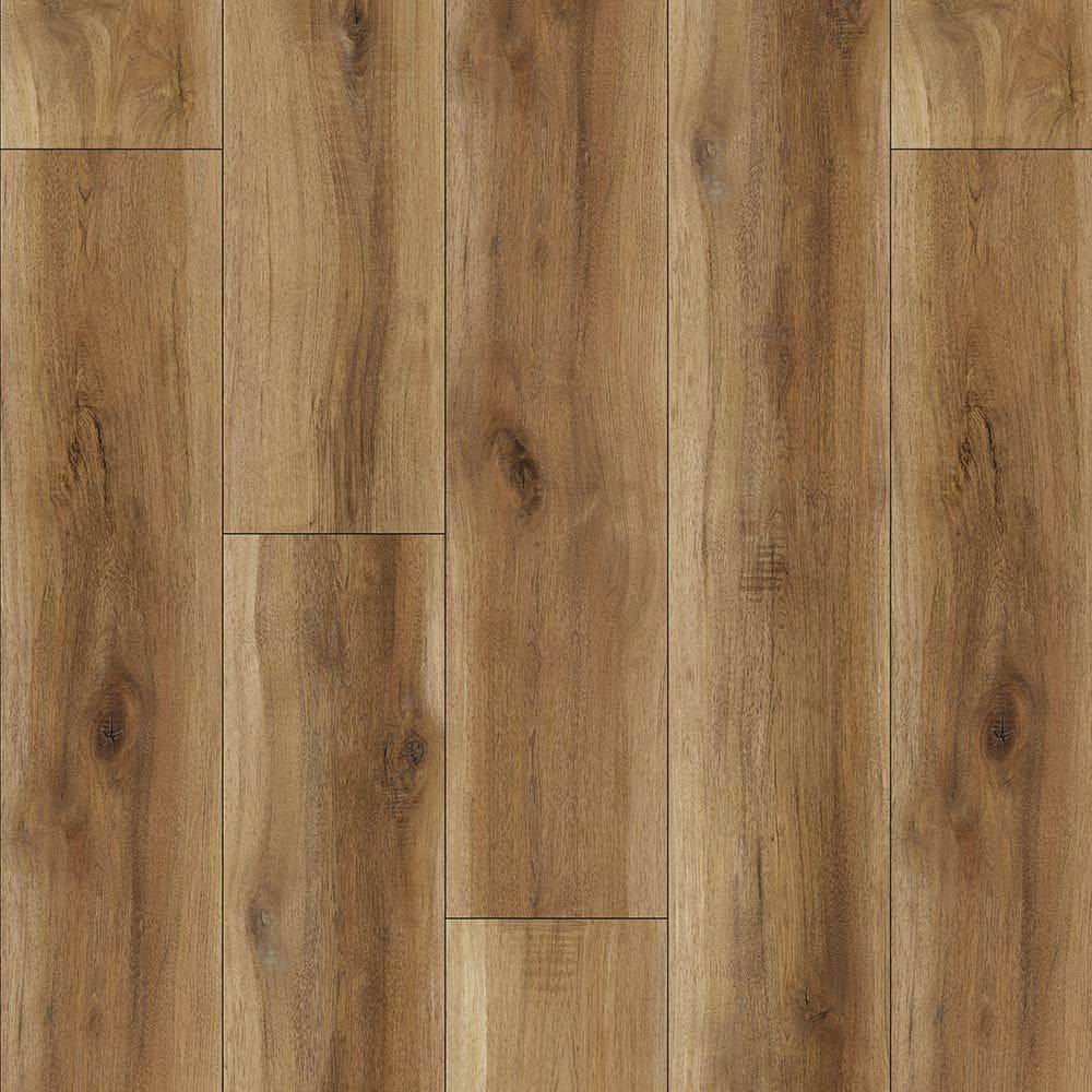 Vista Ghana Pecan 12 MIL x 7.1 in. W x 48 in. L Click Lock Waterproof Luxur
