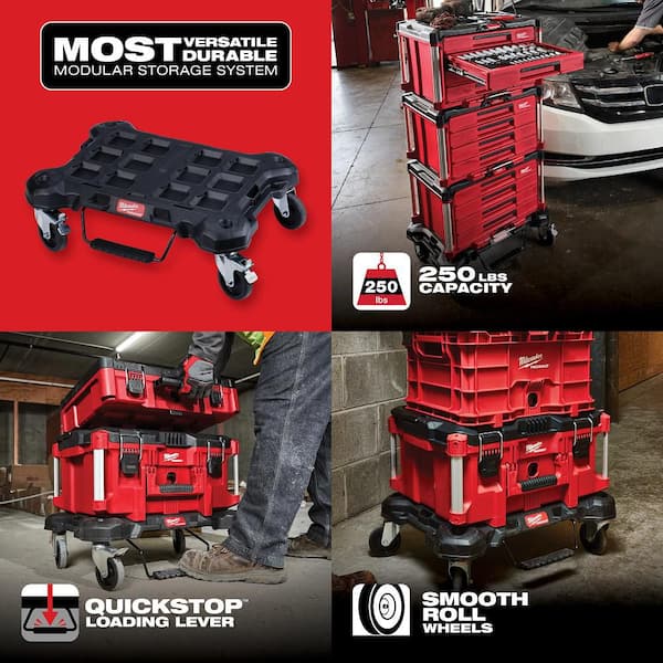 PACKOUT Dolly 24 in. x 18 in. Black Multi-Purpose Utility Tool Cart