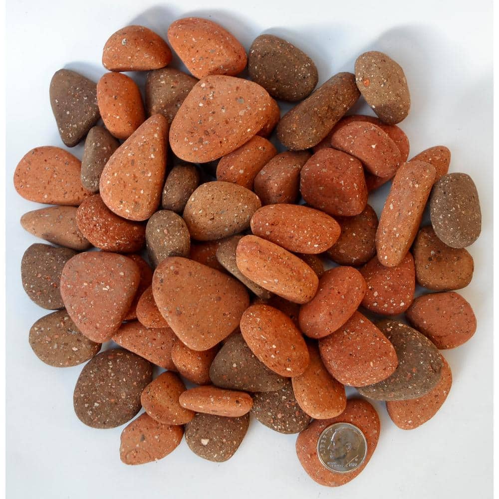 Rock Ranch 0.25 cu. Ft. 20 lbs. 1/2 in. to 1 in. Tumbled Clay Spanish Style