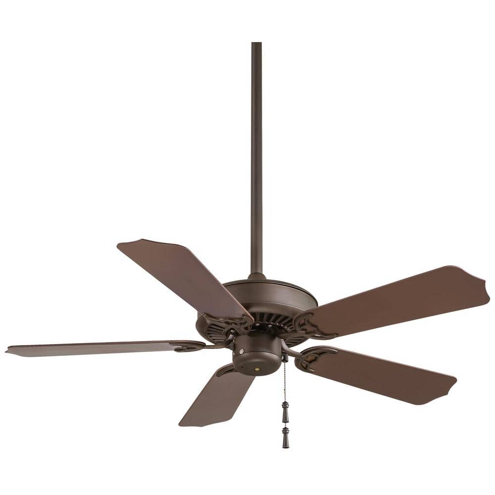 MINKA-AIRE Sundance 42 in. Indoor/Outdoor Oil Rubbed Bronze Ceiling Fan F572-ORB  The Home Depot