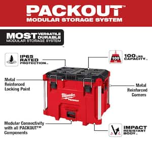 Packout 22 in. XL Tool Box and 19 in. Tool Tray