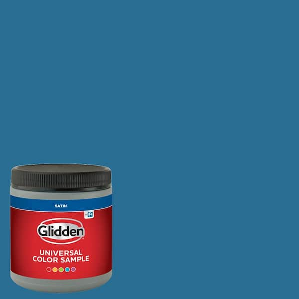 Reviews for Glidden 8 oz. PPG1158-6 Blue Oasis Satin Interior Paint ...