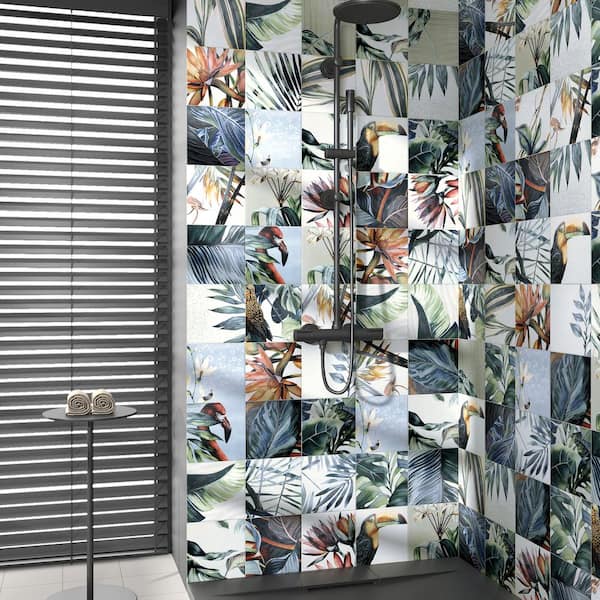 Ivy Hill Tile Angela Harris Native Tikida Decor 7.87 in. x 0.33 in