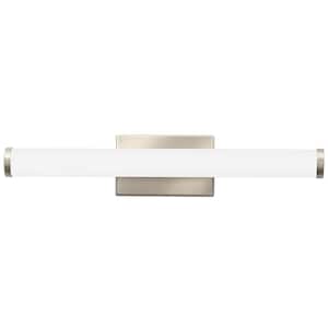 Contractor Select 18-Watt 22.38 in. Brushed Nickel Integrated LED Vanity Light Bar with Selectable Color Temperature