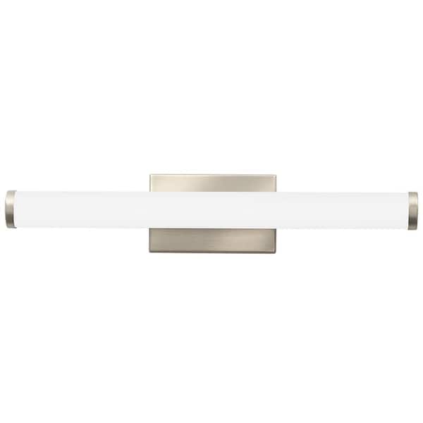 Lithonia Lighting Contractor Select 18-Watt 22.38 in. Brushed Nickel Integrated LED Vanity Light Bar with Selectable Color Temperature