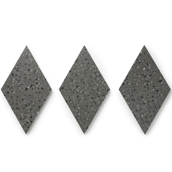 Lucida USA (Sample) MosaiCore Hickory Brown Stone Look 28-mil Water Resistant Glue Down Vinyl Tile