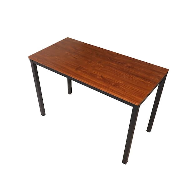 GOJANE 47.24 in. Rectangle Coffee Classic Wood Grain Dining Table (Seats 4)
