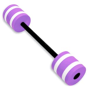 30 in. Aqua Fitness Swim Bar with Padded Grip (Purple)