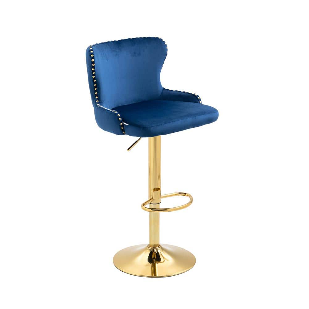 ANBAZAR Counter Height Bar Stool Tufted Upholstered Bar Chair, Bar