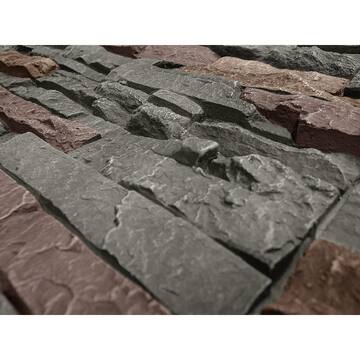 Stacked Stone Keystone 12 in. x 42 in. Faux Stone Siding Panel