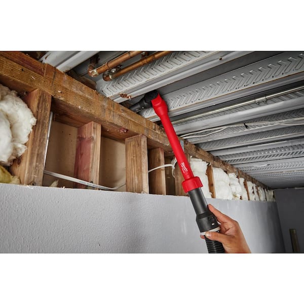 Milwaukee - AIR-TIP 1-1/4 in. - 2-1/2 in. Pivoting Extension Wand Wet/Dry Shop Vacuum Attachment (1-Piece)