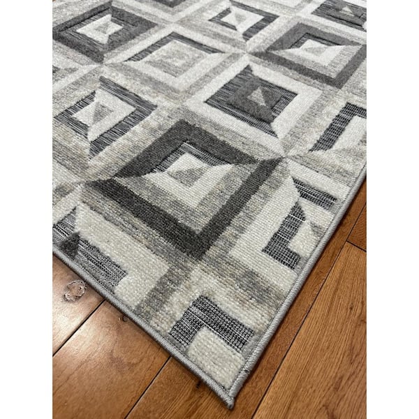 Samba Square Multi 3 ft. x 4 ft. Indoor/Outdoor Scatter