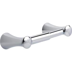 Lahara Wall Mount Spring-Loaded Toilet Paper Holder Bath Hardware Accessory in Polished Chrome
