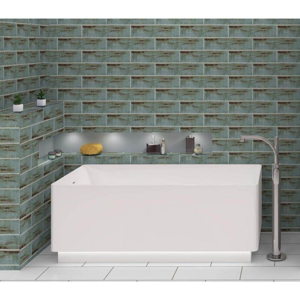 Serenite 4" x 16" Dane Porcelain Vintage Subway Tile