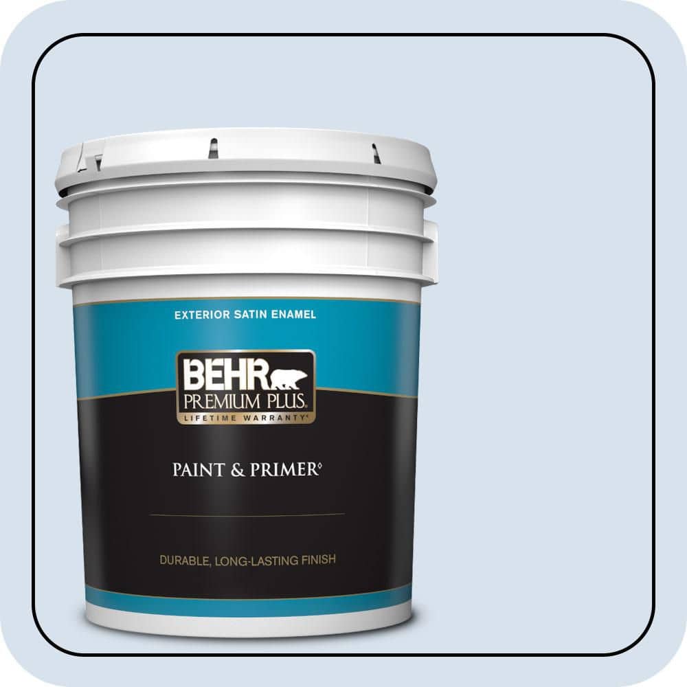 5 gal. #580A-2 Icy Bay Satin Enamel Exterior Paint & Primer price history on PriceWatchPro