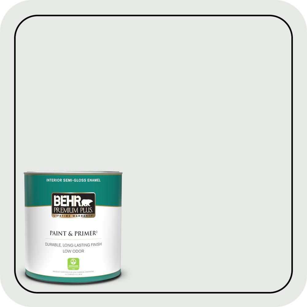 1 qt. #PWN-44 Bay Breeze Semi-Gloss Enamel Low Odor Interior Paint & Primer price history on PriceWatchPro