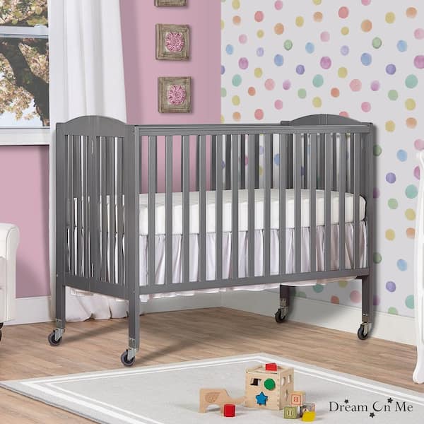 Dream on me crib grey best sale