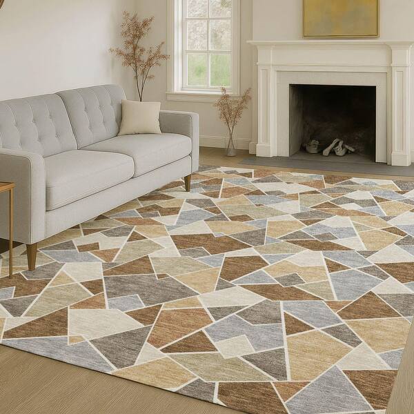 Ralph、ラコステ、ダントン Addison Rugs Chantille Machine Washable Indoor/Outdoor Abstract
