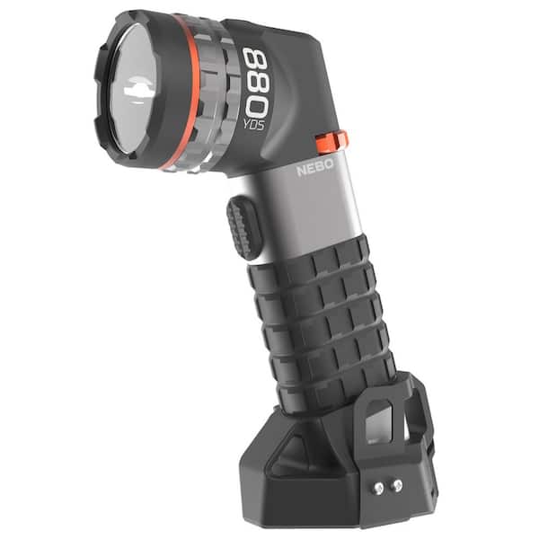 LUXTREME 450-Lumens Rechargeable Battery LED Handheld 1/2 Mile Spotlight Flashlight