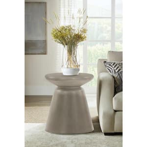 Umbre 16 in. W Concrete Indoor Outdoor Accent Stool End Table