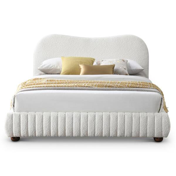Ashcroft Furniture Co Norward Cream White Solid Wood Frame