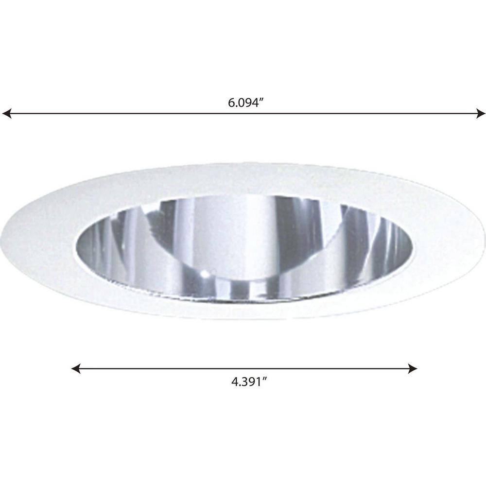 5" Clear Alzak Aluminum Recessed Light Trim