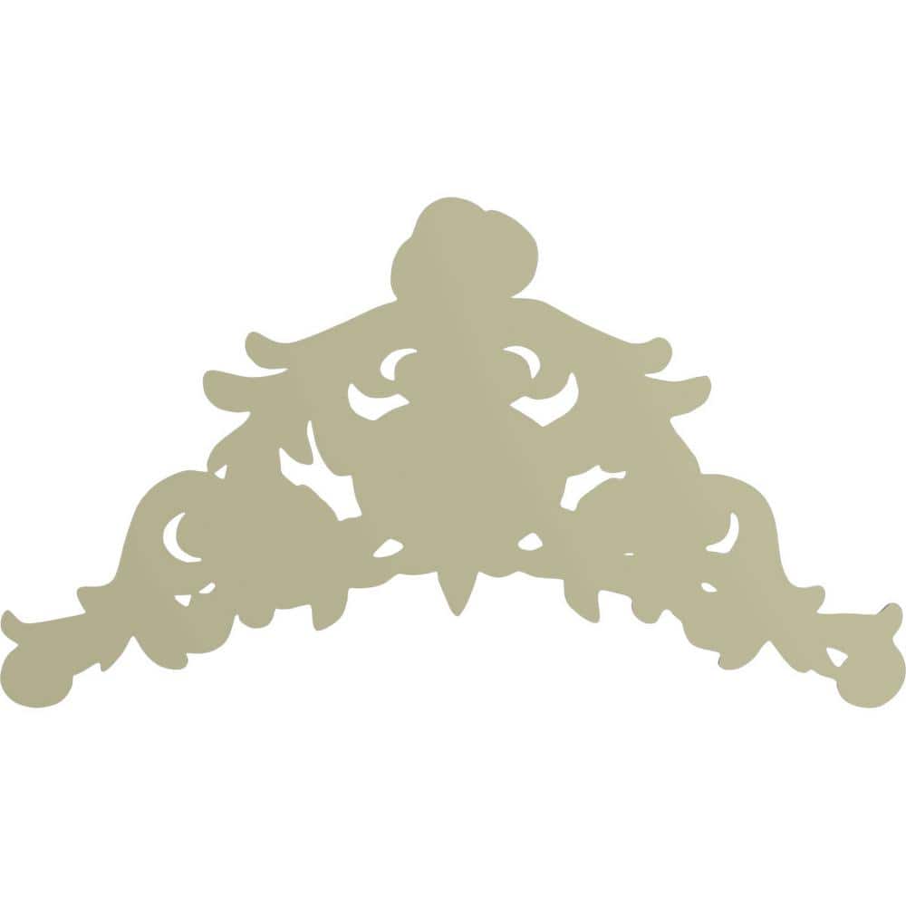 Primed Polyurethane Decorative Floral Wall Onlay