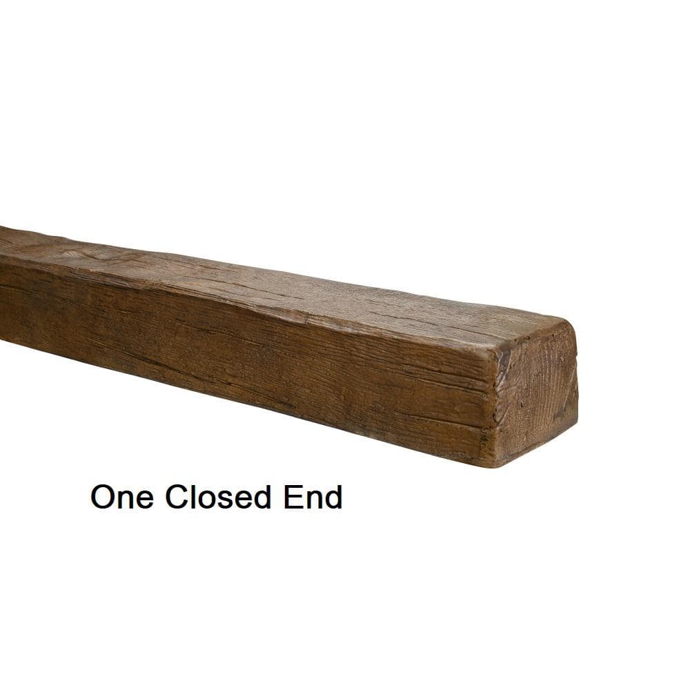 Medium Oak Finish Faux Wood Beam 156" Long