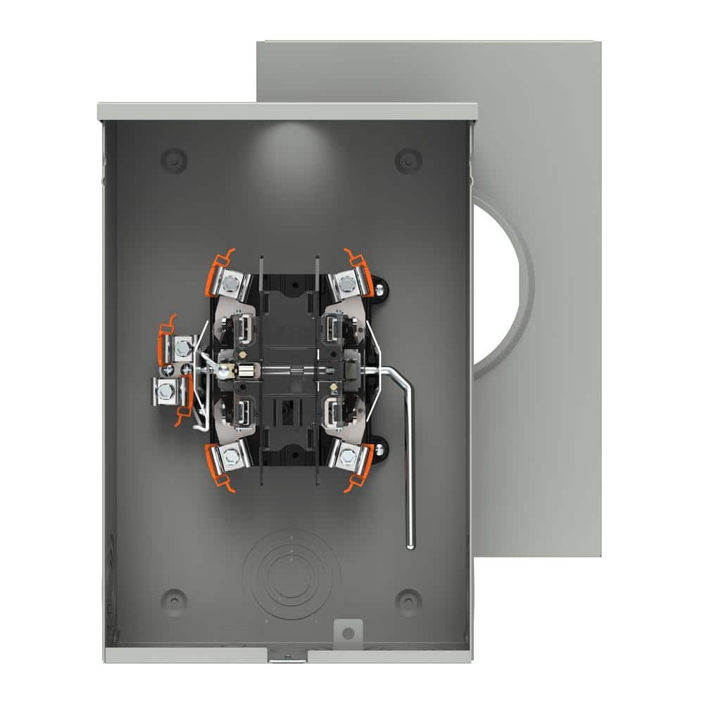 Siemens 200 Amp 5-Jaw Lever-Bypass Ringless Overhead/Underground Fed ...