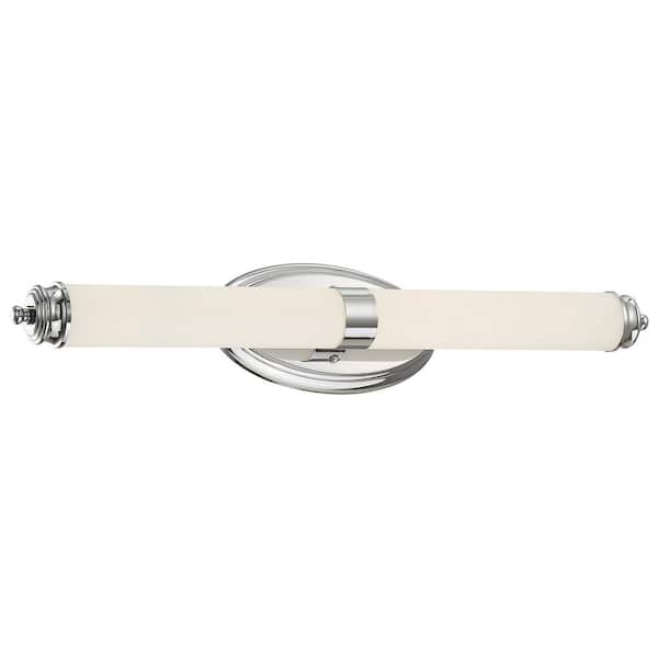 Access Lighting - Madison 4.5 in. Chrome LED Vanity Light Bar with Opal Glass Shade