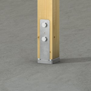 CBS Galvanized Standoff Column Base for 4x4 Nominal Lumber