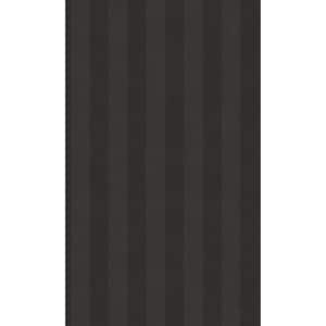 Charcoal Simple Geometric Striped Print Non-Woven Non-Pasted Textured Wallpaper 57 Sq. Ft.