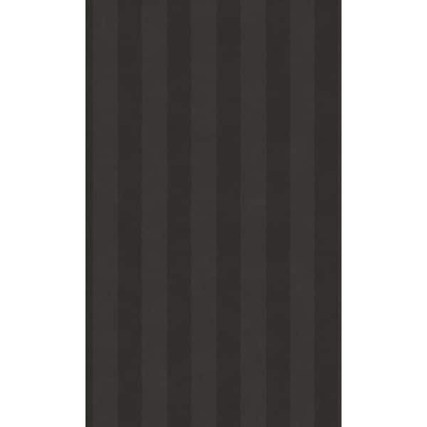 Walls Republic Charcoal Simple Geometric Striped Print Non-Woven Non-Pasted Textured Wallpaper 57 Sq. Ft.