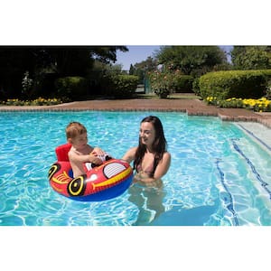 Fire Engine Baby Swimming Pool Float Rider Pool Toy