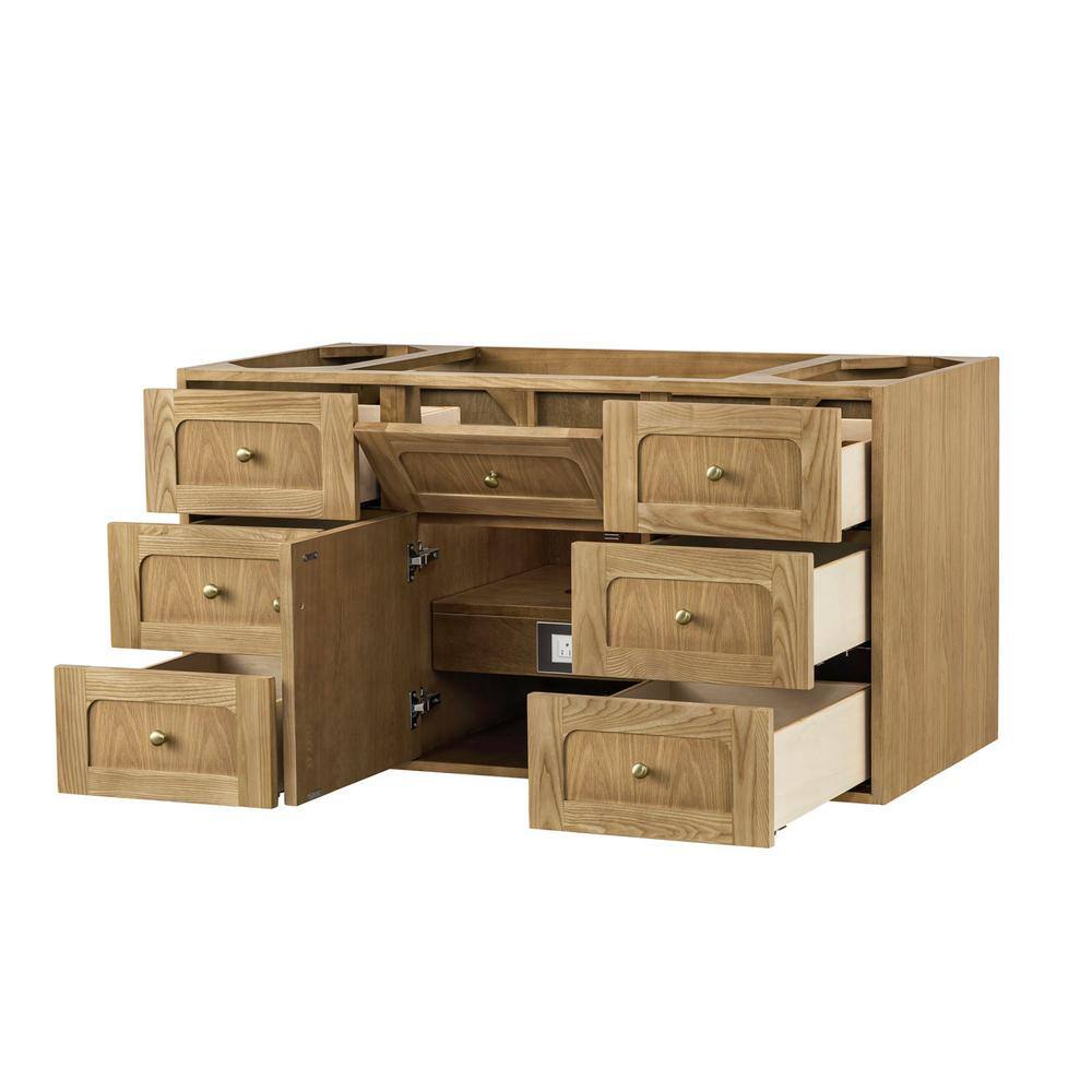 Laurent 48" Light Natural Oak Single Vanity Base